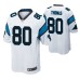 Carolina Panthers Ian Thomas #80 White Game Jersey