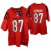 Cincinnati Bengals #87 C.J. Uzomah Game Orange Jersey