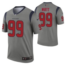 Men J.J. Watt Houston Texans Jersey Gray Inverted Legend Edition