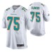 Miami Dolphins Ereck Flowers Game #75 White Jersey