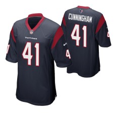 2019 Zach Cunningham Houston Texans Game Jersey Navy