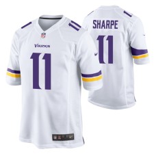 Minnesota Vikings Tajae Sharpe Game #11 White Jersey