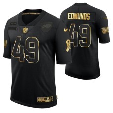 Golden Limited Black #49 Tremaine Edmunds Buffalo Bills Jersey