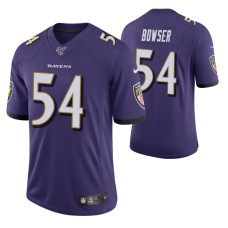 Baltimore Ravens Tyus Bowser Purple 100th Season Vapor Limited Jersey