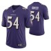 Baltimore Ravens Tyus Bowser Purple 100th Season Vapor Limited Jersey