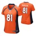 Women Denver Broncos #81 Tim Patrick Orange Nike Game Jersey