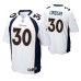 Men Denver Broncos #30 Phillip Lindsay White Nike Game Jersey