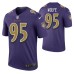 Derek Wolfe Baltimore Ravens Men Purple Color Rush Legend Jersey