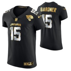 Men Jacksonville Jaguars Gardner Minshew II Golden Edition Black Elite Jersey