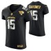 Men Jacksonville Jaguars Gardner Minshew II Golden Edition Black Elite Jersey