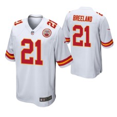 Kansas City Chiefs Bashaud Breeland Game White Jersey