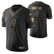 Men Nick Mullens Black San Francisco 49ers Golden Edition Vapor Untouchable Limited Jersey