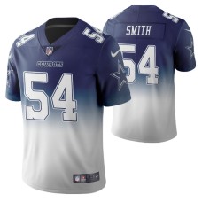 Dallas Cowboys Jaylon Smith Men Navy Color Crash Gradient Jersey