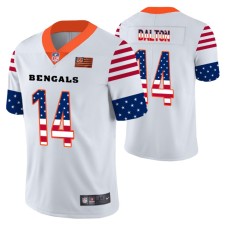 Cincinnati Bengals Andy Dalton White Independence Day Vapor Limited Jersey