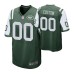 Men New York Jets #00 Custom Green Nike Game Jersey