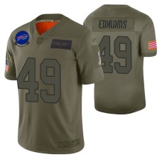 Buffalo Bills Tremaine Edmunds Camo 2019 Salute to Service Limited Jersey