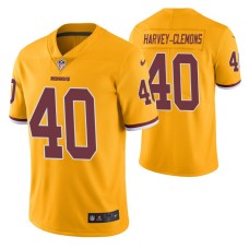 Washington Redskins Josh Harvey-Clemons Gold Color Rush Limited Jersey