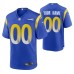 Custom Los Angeles Rams Royal Game Jersey Men