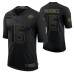 Kansas City Chiefs Patrick Mahomes #15 Black Limited 2020 Salute To Service Jersey