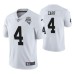 Las Vegas Raiders #4 Derek Carr Inaugural Season White Vapor Limited Jersey