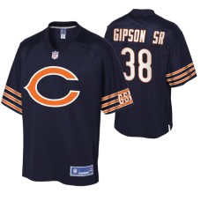 Men Chicago Bears Tashaun Gipson Sr. Team Icon Navy Jersey