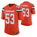 Browns Nick Harris 2020 NFL Draft Orange Jersey Vapor Limited