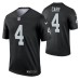 Men Derek Carr #4 Las Vegas Raiders Black Legend Jersey