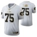 New York Jets Chuma Edoga 100th Season Jersey White Vapor Limited Golden Edition