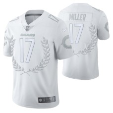 Chicago Bears #17 Anthony Miller Vapor Limited White Platinum Jersey