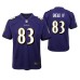 Youth Baltimore Ravens #83 Willie Snead IV Purple Nike Team Color Game Jersey