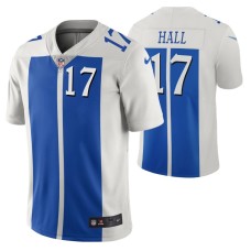 Detroit Lions Marvin Hall Men White Blue City Edition Vapor Limited Jersey