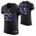 Carolina Panthers Luke Kuechly Jersey Golden Edition Holographic Vapor Elite Black