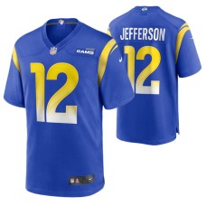 Los Angeles Rams Van Jefferson Game #12 Royal Jersey