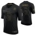 Green Bay Packers #51 Krys Barnes Black 2020 Salute To Service Limited Jersey