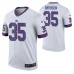 T.J. Brunson New York Giants White Color Rush Legend Jersey