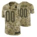 Chicago Bears #00 Custom Camo Limited 2018 Salute to Service Jersey Men