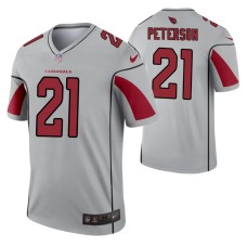 Men Patrick Peterson Arizona Cardinals Jersey Silver Inverted Legend Edition