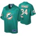 Men Miami Dolphins Jordan Howard Team Icon Aqua Jersey