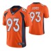 Denver Broncos Dre'mont Jones Orange 100th Season Vapor Limited Jersey