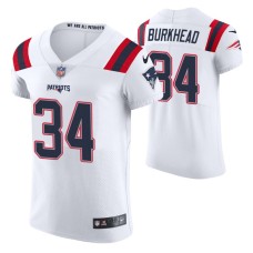 Men New England Patriots Rex Burkhead Vapor Elite White Jersey