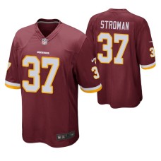 Men Washington Redskins #37 Greg Stroman Red Nike Game Jersey