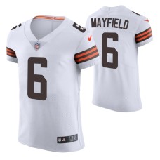 Cleveland Browns Baker Mayfield #6 White Vapor Elite Jersey