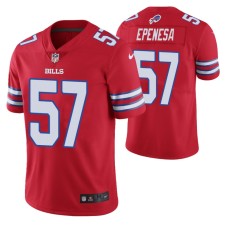 Men Buffalo Bills AJ Epenesa 2020 NFL Draft Red Color Rush Limited Jersey