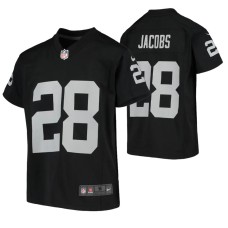 Youth Las Vegas Raiders Josh Jacobs #28 Game Black Jersey