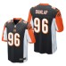 Youth Cincinnati Bengals #96 Carlos Dunlap Black Nike Team Color Game Jersey