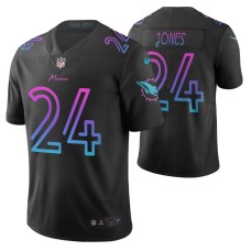 Miami Dolphins Byron Jones City Edition Black Vapor Limited Jersey