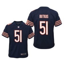 Youth Chicago Bears #51 Dick Butkus Navy Nike Team Color Game Jersey