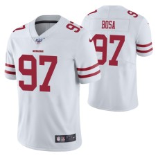 San Francisco 49ers Nick Bosa White 100th Season Vapor Limited Jersey