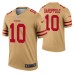 Men Jimmy Garoppolo San Francisco 49ers Jersey Gold Inverted Legend Edition