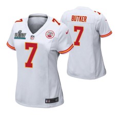 Harrison Butker Kansas City Chiefs Super Bowl LIV Women White Game Jersey